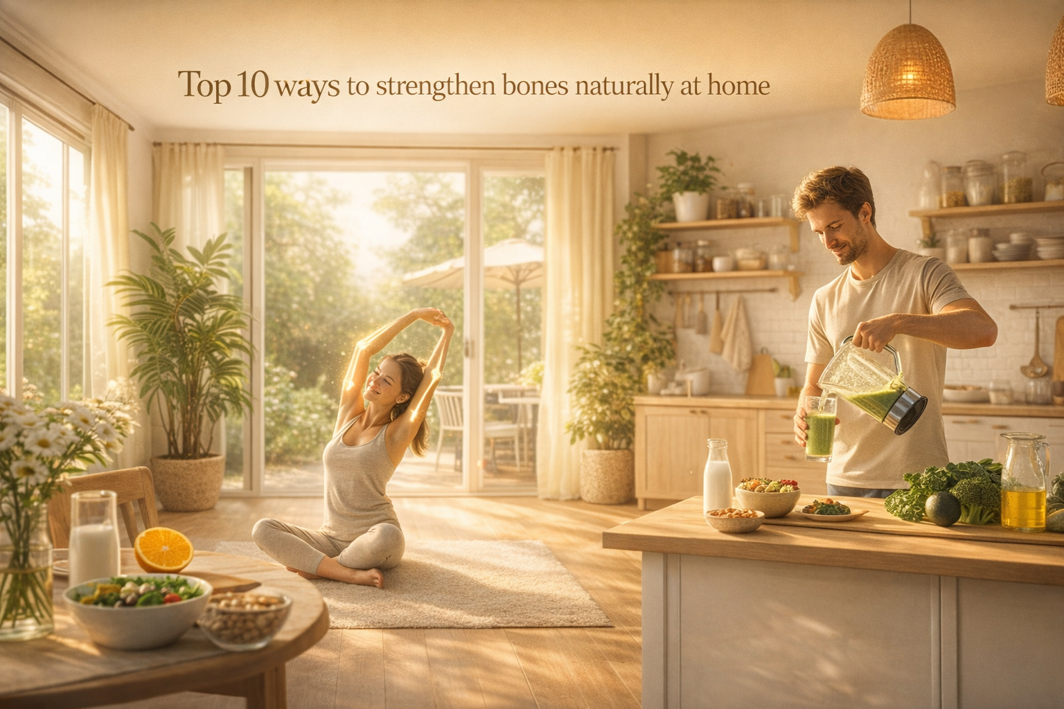 Top 10 cách giúp xương chắc khỏe tự nhiên ngay tại nhà