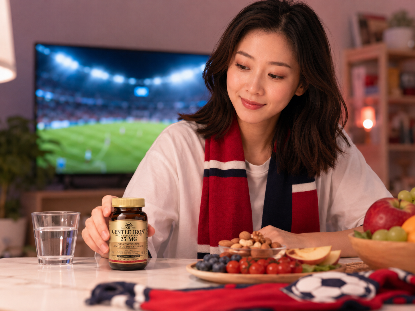 Fan Nữ Thức Khuya Xem Bóng Đá: Khi Skincare Cần Đi Cùng Healthcare Từ Bên Trong