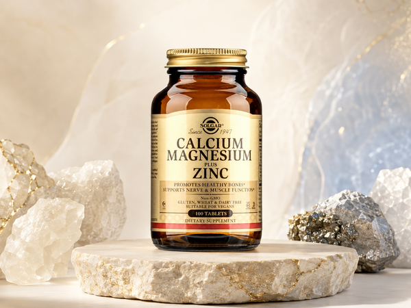 Solgar Calcium Magnesium Plus Zinc – Bộ ba khoáng chất cho xương, cơ và sức khỏe tổng thể