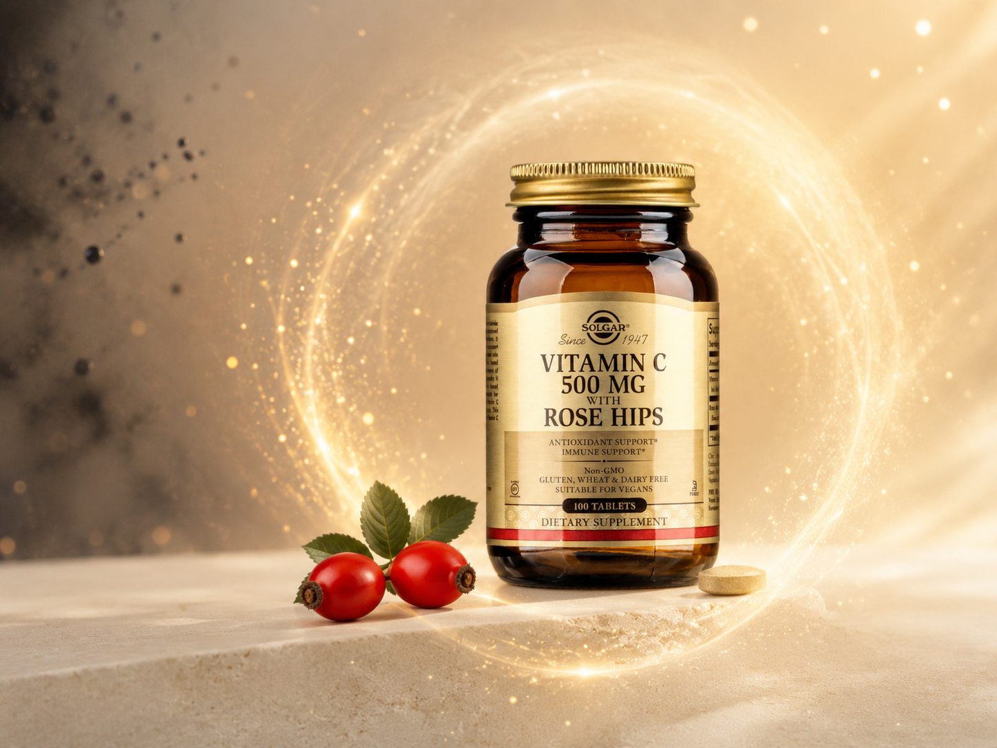 Vitamin C với Rose Hips có gì đặc biệt? Hiểu đúng công thức Solgar Vitamin C 500 mg with Rose Hips