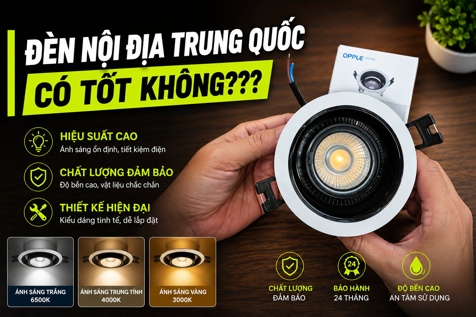 Review Đèn Nội Địa Trung Quốc Có Thật Sự Tốt?