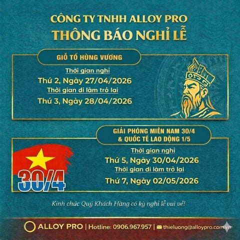 THÔNG BÁO NGHỈ LỄ !