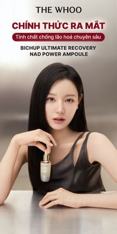 ✨ THE WHOO CHÍNH THỨC RA MẮT ✨ Tinh chất chống lão hoá chuyên sâu 🌟 BICHUP ULTIMATE RECOVERY NAD POWER AMPOULE