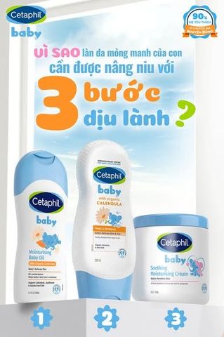 CHĂM DA BÉ KHOA HỌC TỪ GIỜ TẮM: VÌ SAO MẸ NÊN ÁP DỤNG ROUTINE 3 BƯỚC DỊU LÀNH CHO CON?