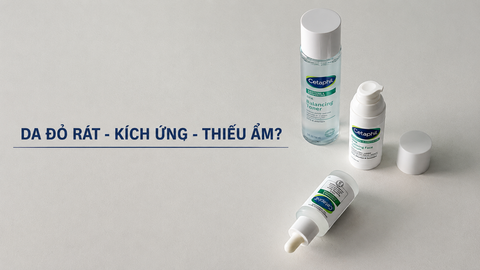 🔥 DA ĐỎ RÁT - KÍCH ỨNG - THIẾU ẨM? 🔥