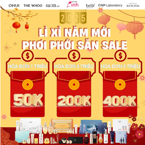 Lì Xì Năm Mới - Phơi Phới Săn Sale