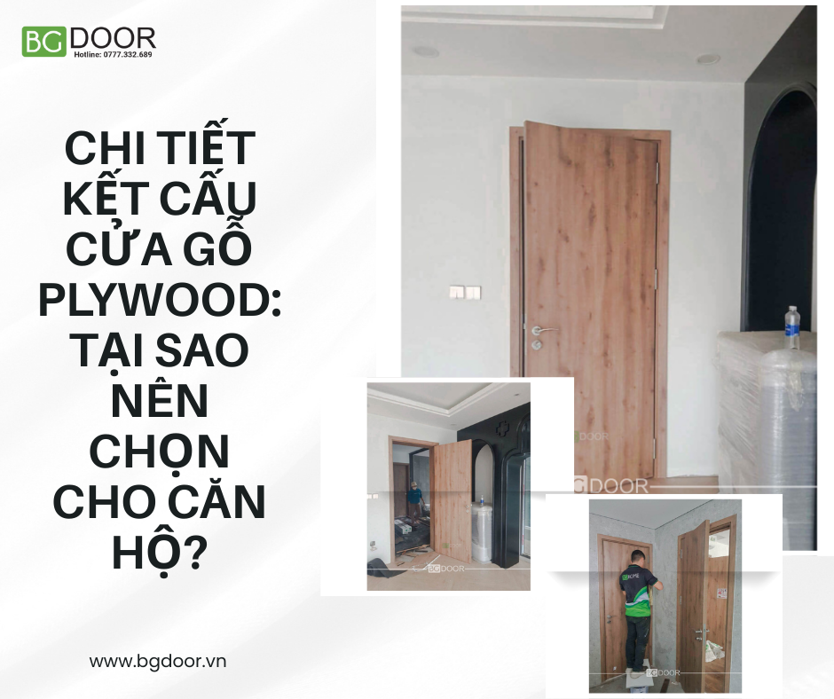Chi Tiết Kết Cấu Cửa Gỗ Plywood: Tại Sao Nên Chọn Cho Căn Hộ?