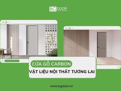 Cửa gỗ Carbon vật liệu nội thất tương lai cho không gian hiện đại
