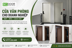 Cách Chọn Cửa Văn Phòng Đẹp, Bền, Cách Âm Hiệu Quả
