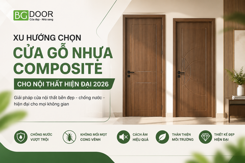 Xu Hướng Chọn Cửa Gỗ Nhựa Composite Cho Nội Thất Hiện Đại 2026