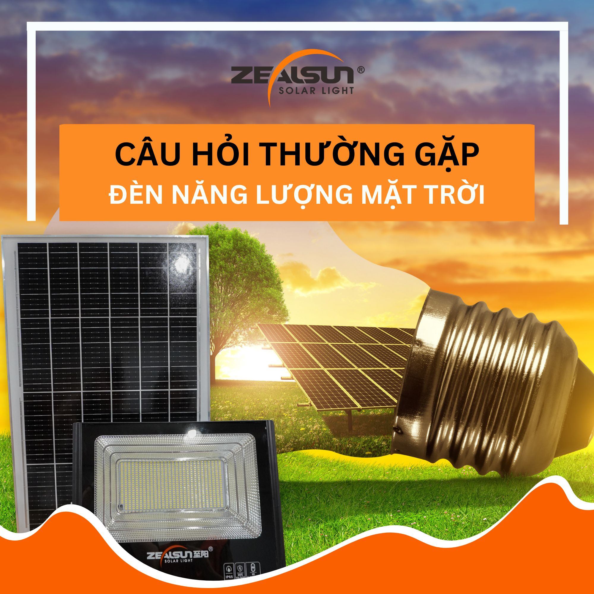 Câu hỏi thường gặp về đèn năng lượng mặt trời 2025