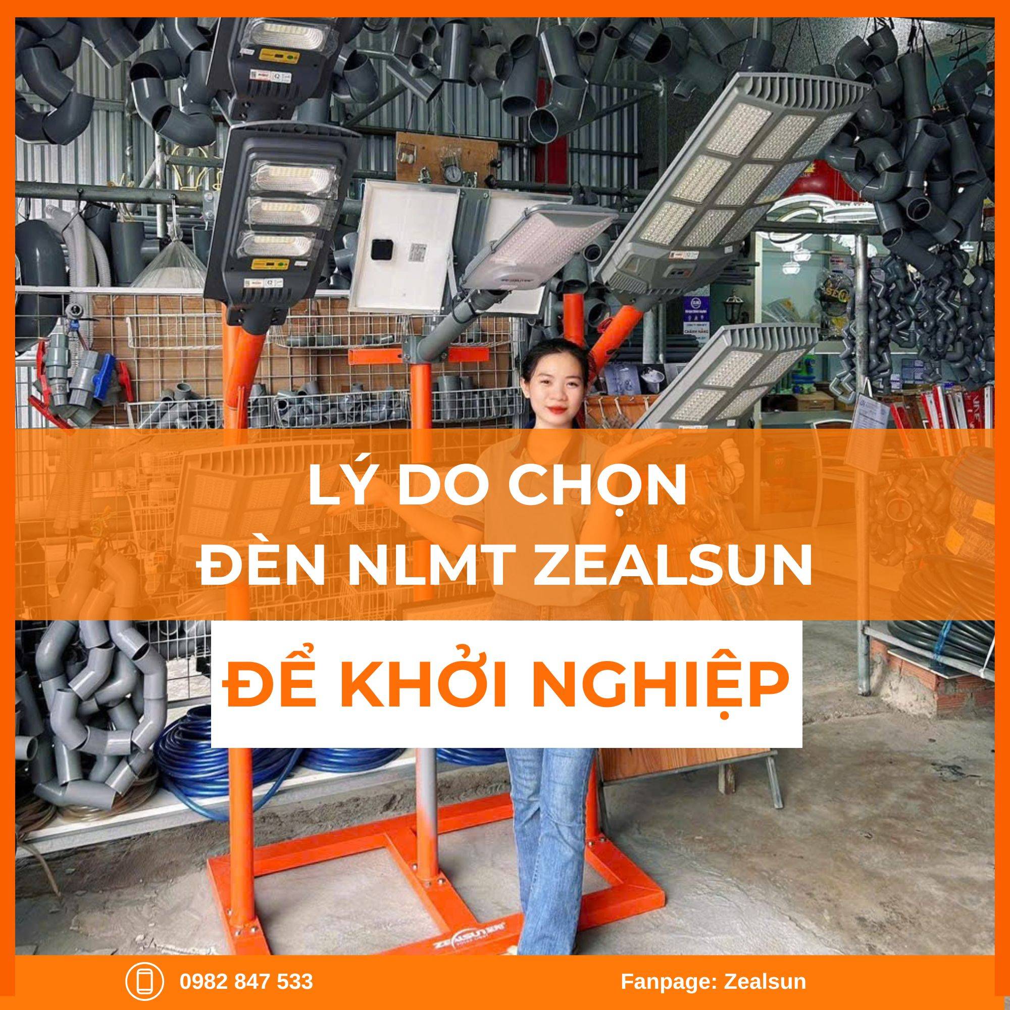 Lý do nên chọn đèn năng lượng mặt trời Zealsun để khởi nghiệp