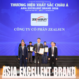 ZEALSUN VINH DỰ ĐƯỢC VINH DANH TOP 10 THƯƠNG HIỆU ĐÈN NĂNG LƯỢNG MẶT TRỜI XUẤT SẮC CHÂU Á 2026