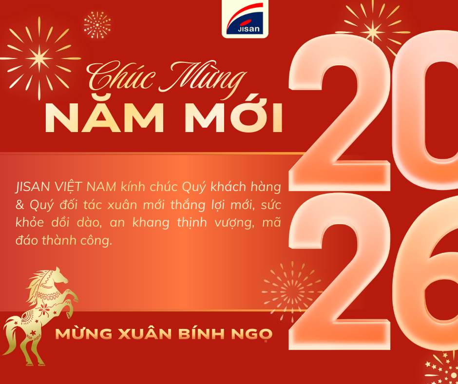 Chúc Mừng Năm Mới 2026 – Cùng Jisan Tiếp Nối Thành Công