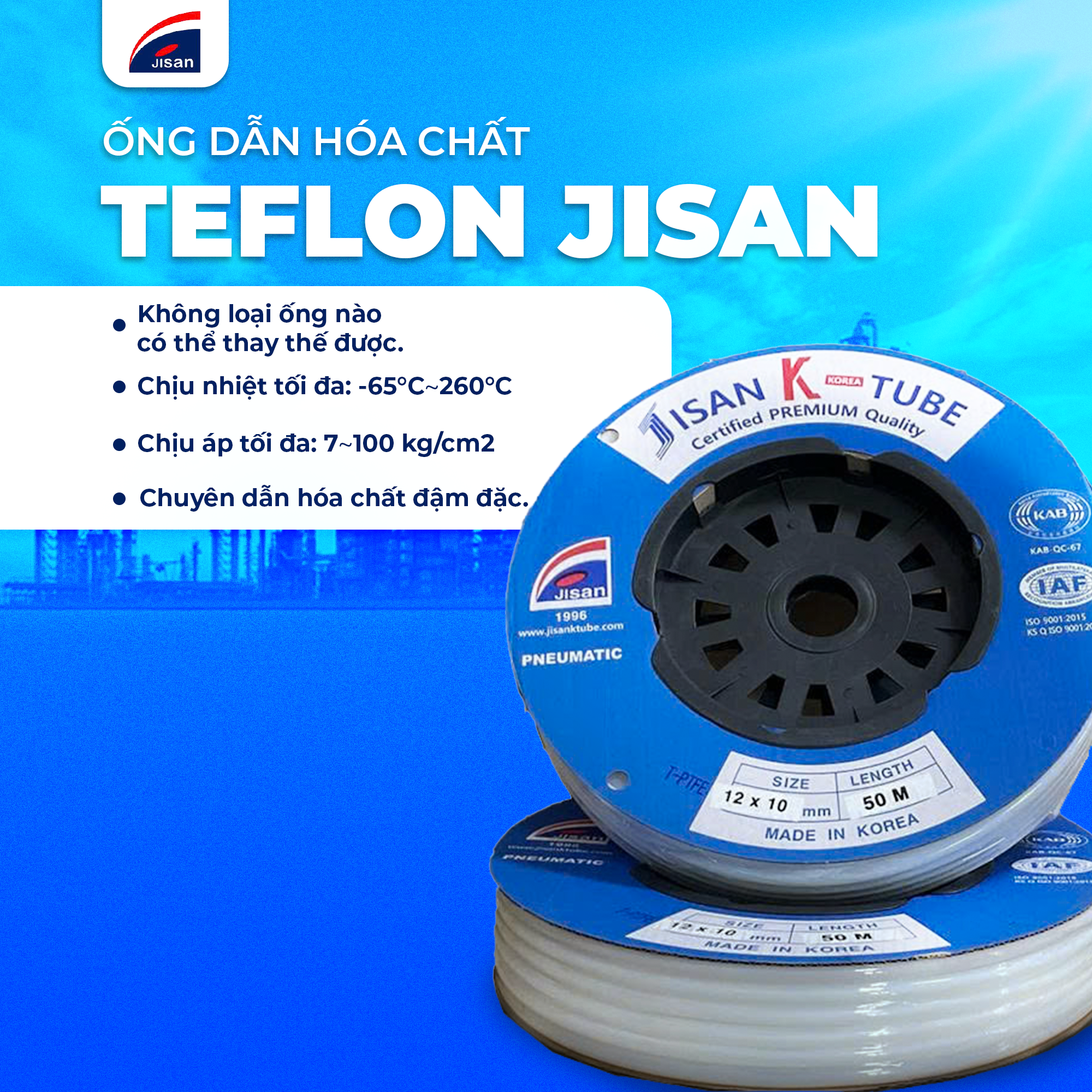 ỐNG DẪN HÓA CHẤT NYLON - TEFLON: NHỮNG ĐẶC ĐIỂM GIỐNG VÀ KHÁC NHAU