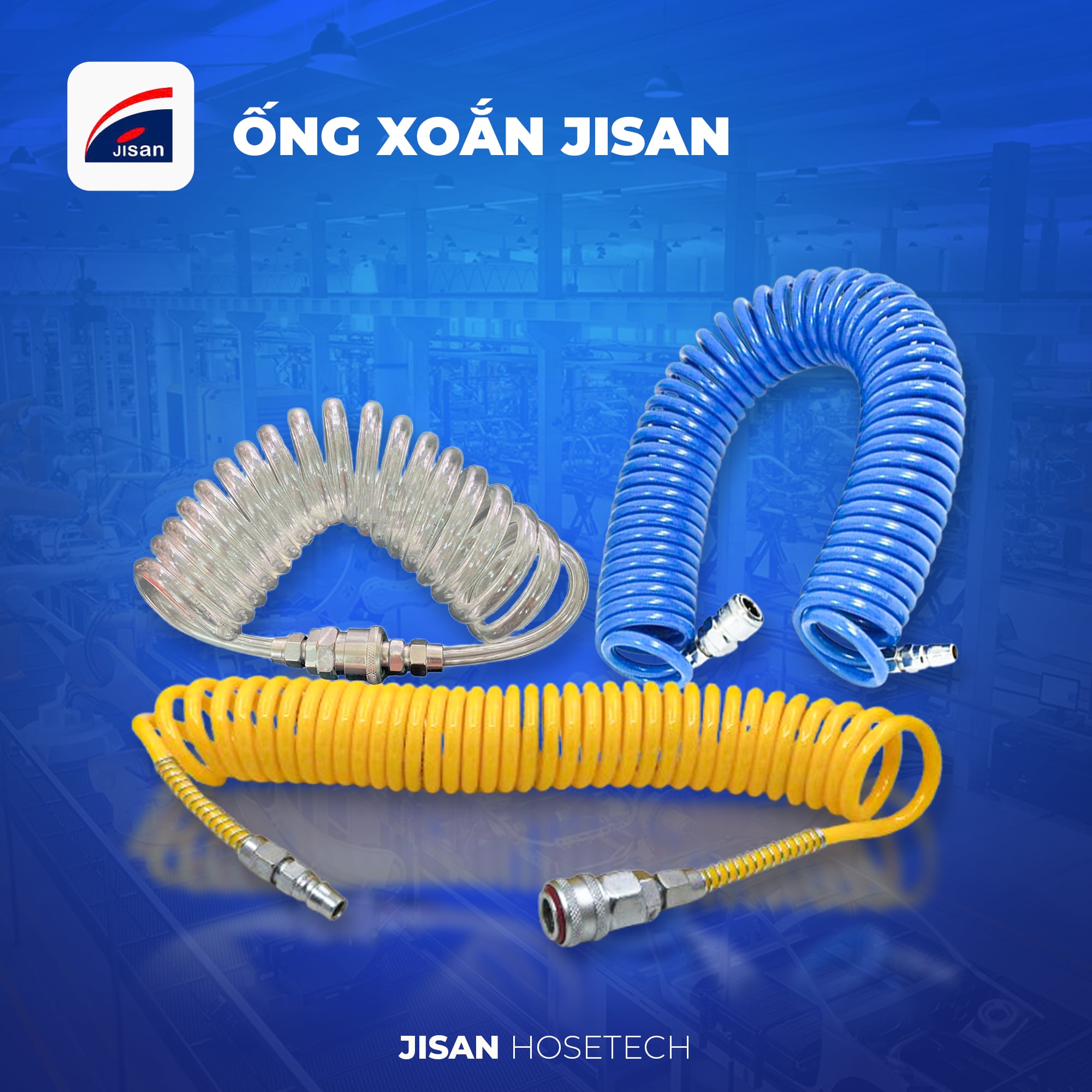 Ứng Dụng Của Ống Xoắn PU Jisan Trong Công Nghiệp Và Đời Sống