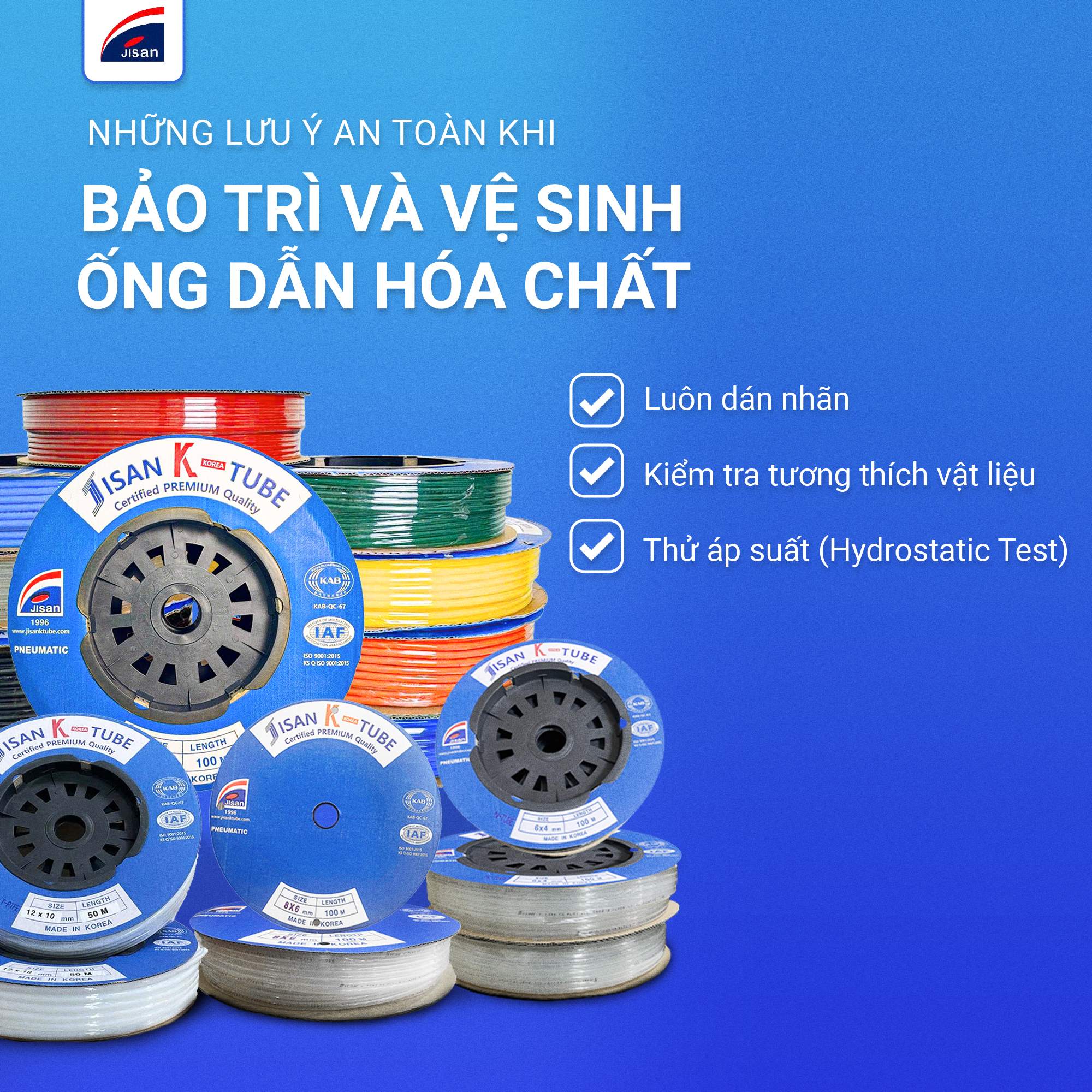 Quy trình bảo trì và vệ sinh ống dẫn hóa chất công nghiệp an toàn