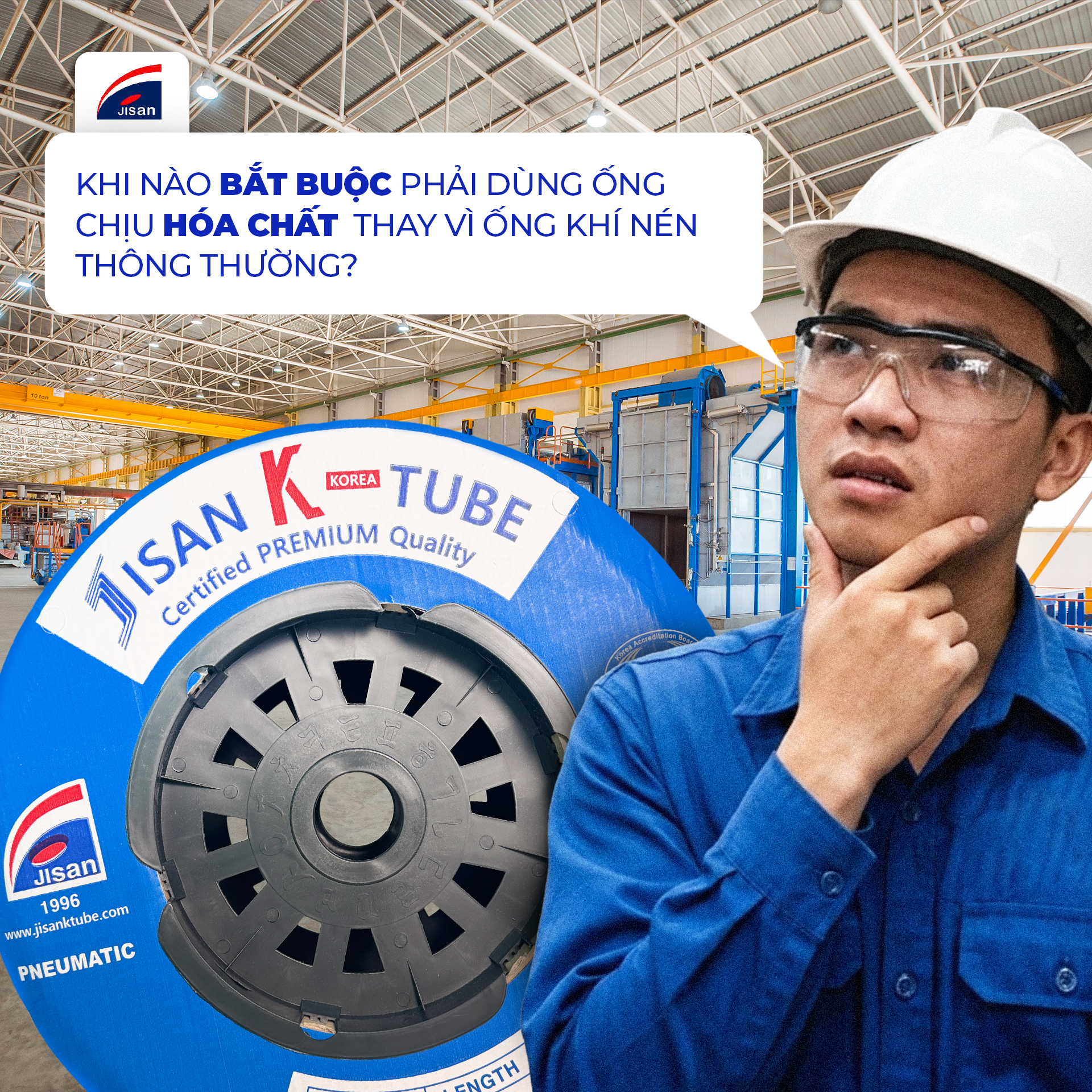 Khi Nào Bắt Buộc Phải Dùng Ống Chịu Hóa Chất Thay Vì Ống Khí Nén Thông Thường?