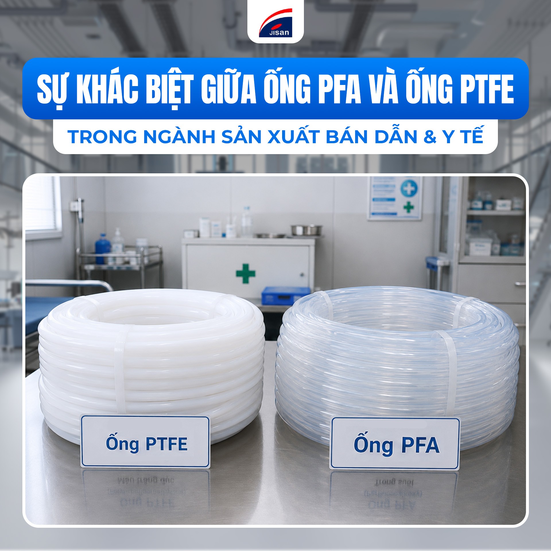 Sự Khác Biệt Giữa Ống PFA Và Ống PTFE Trong Y Tế