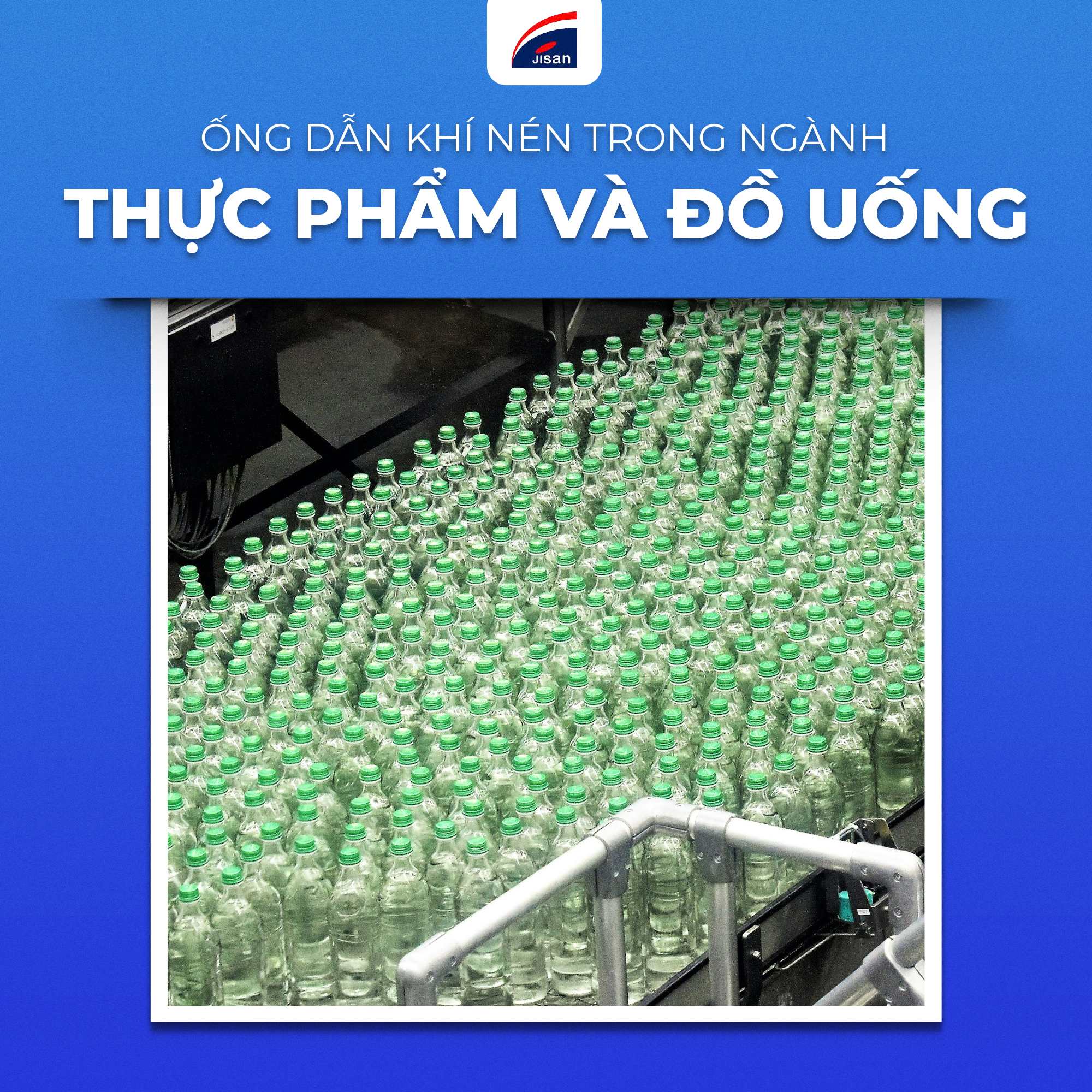 Ống dẫn khí nén trong ngành thực phẩm và đồ uống