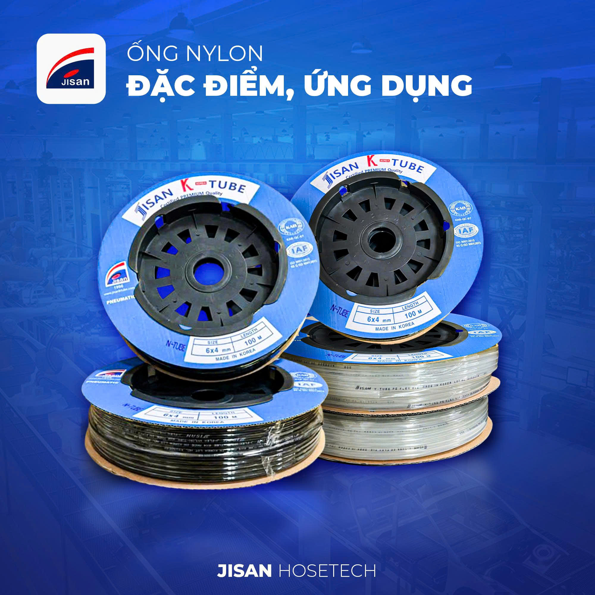 Ống Nylon: Đặc điểm, ứng dụng