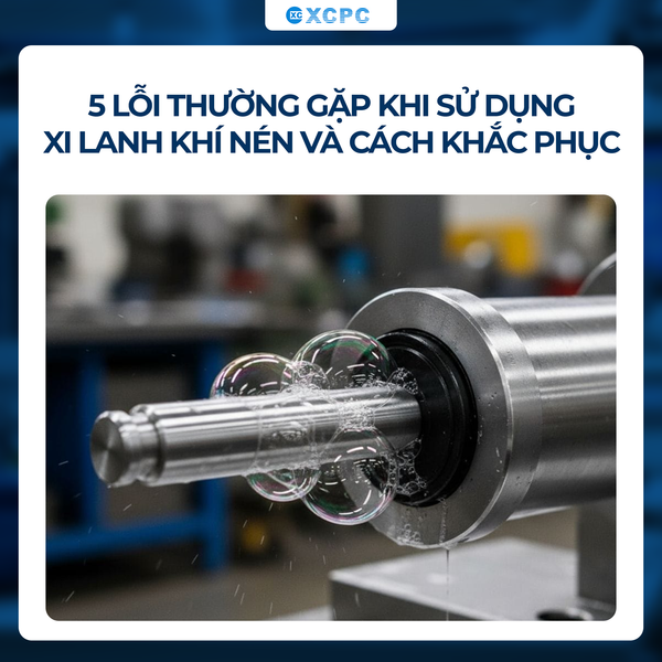 5 Lỗi Thường Gặp Khi Sử Dụng Xi Lanh Khí Nén Và Cách Khắc Phục