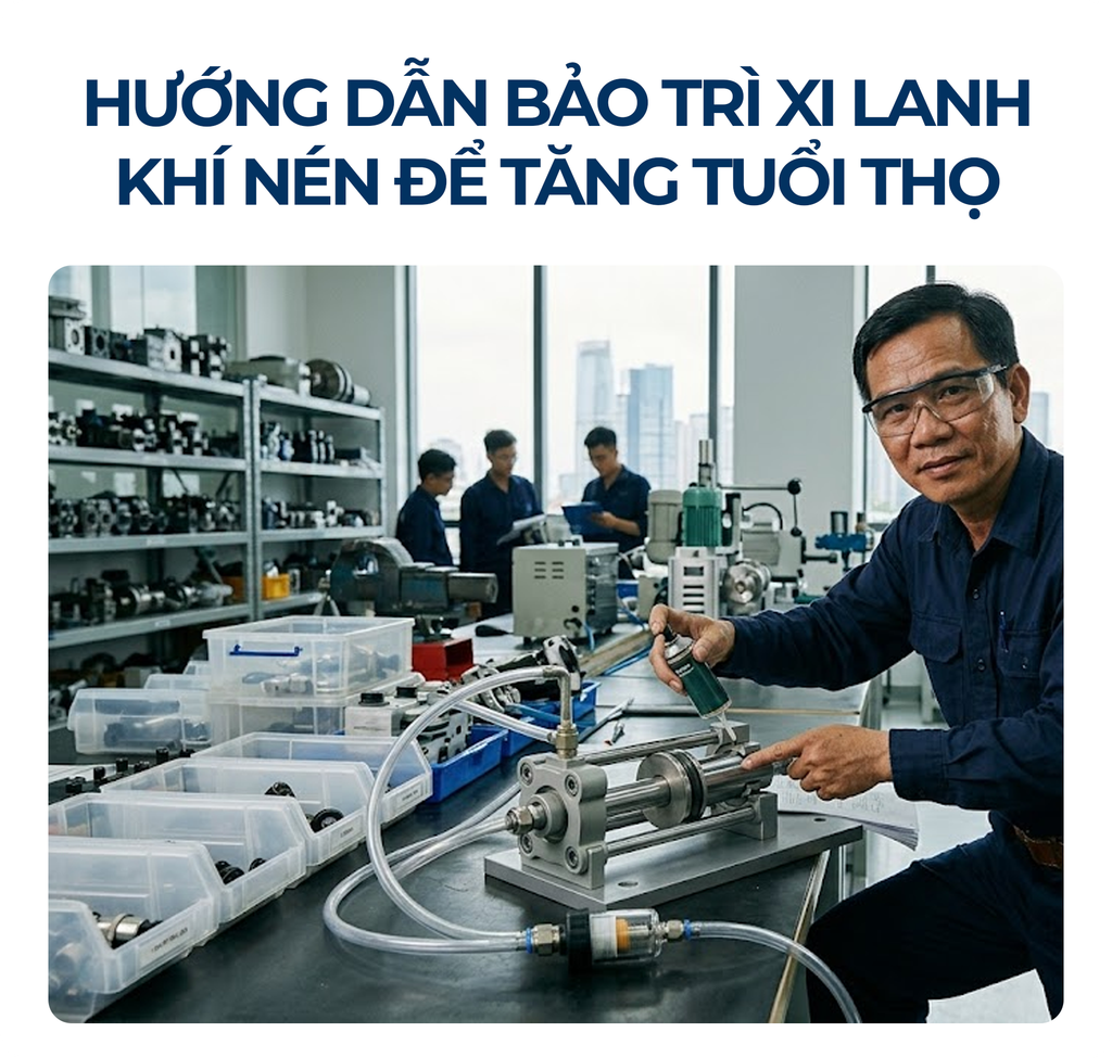 Hướng Dẫn Bảo Trì Xi Lanh Khí Nén Để Tăng Tuổi Thọ