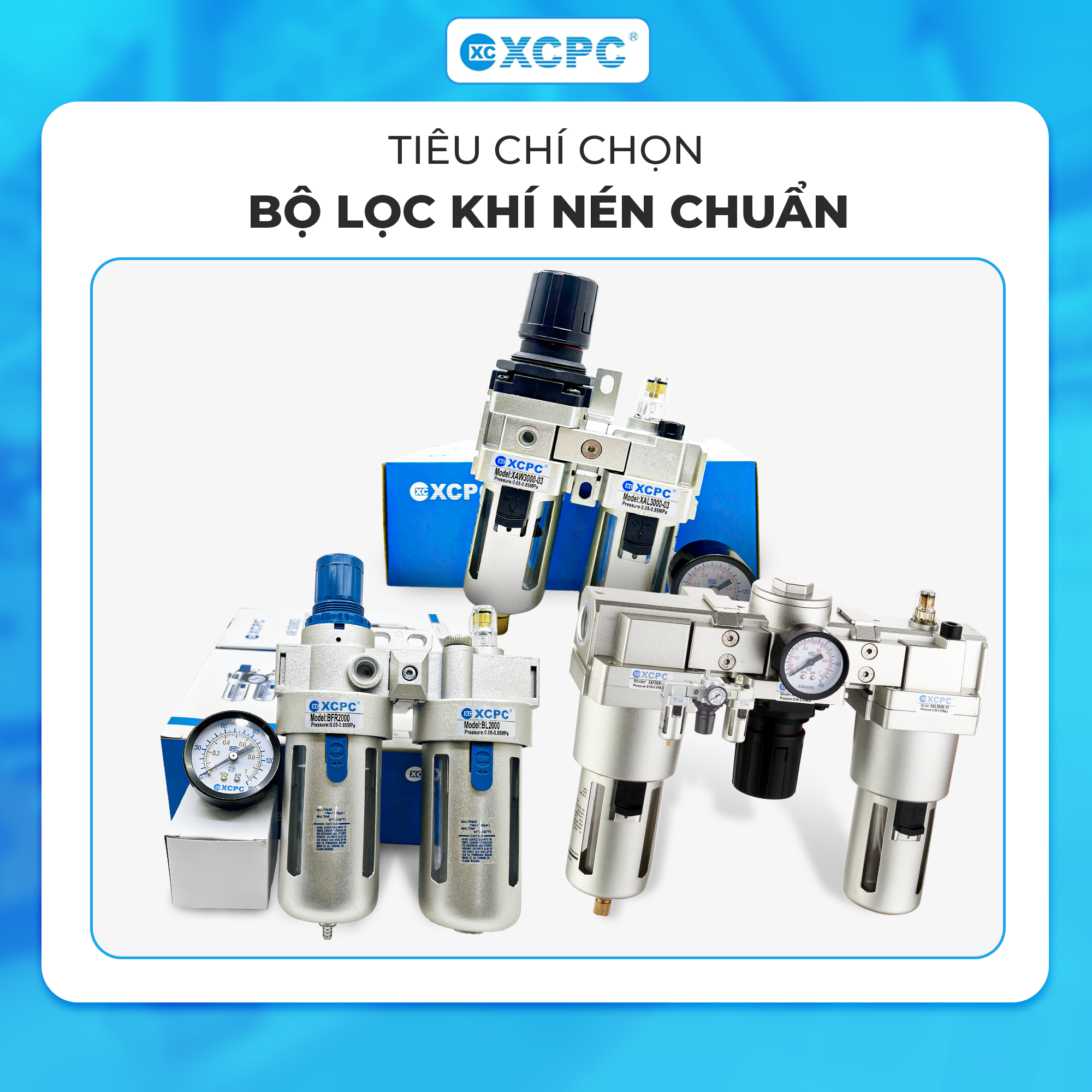 Tiêu chí chọn và bảo trì bộ lọc khí nén để đảm bảo hiệu suất hệ thống