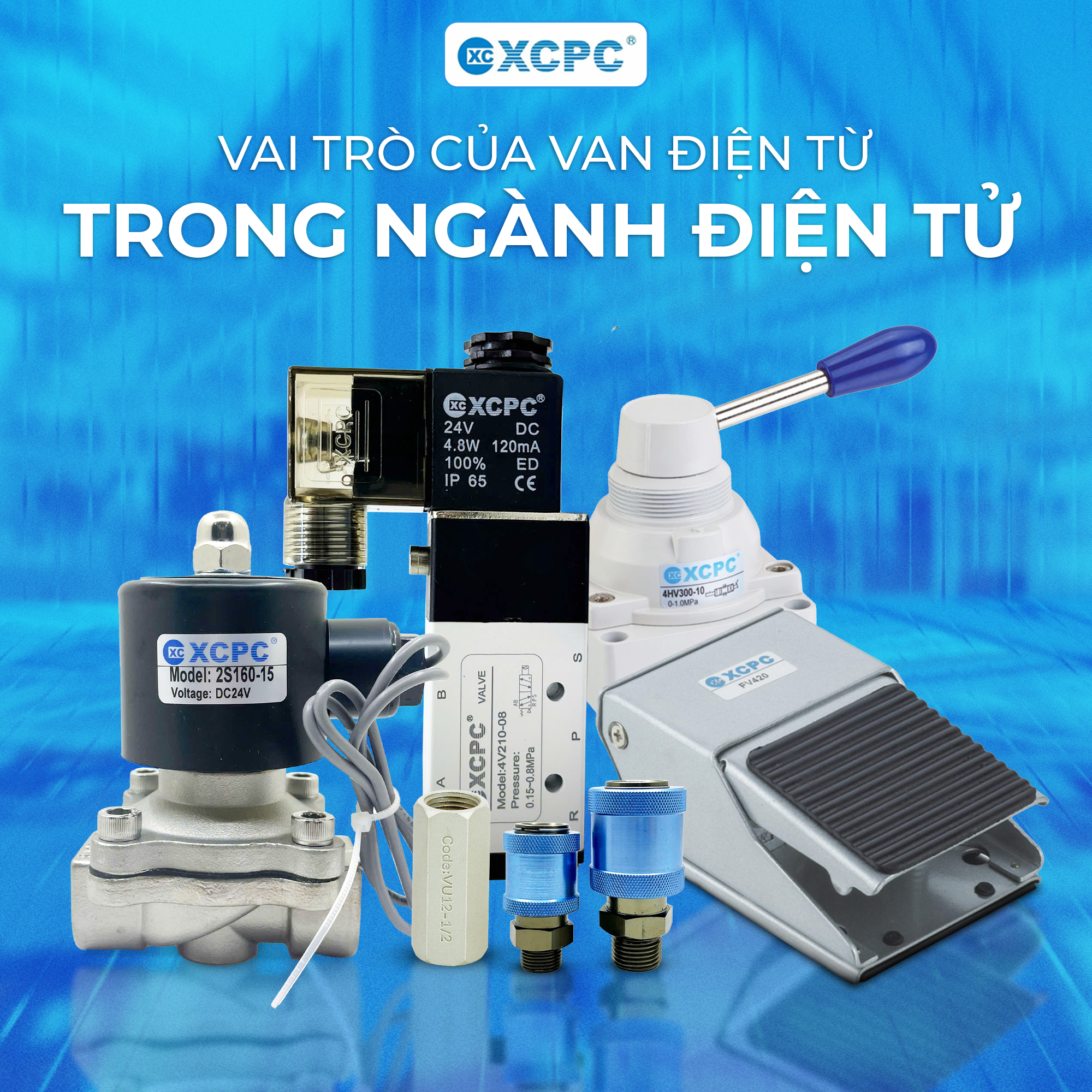 Ứng Dụng Van Điện Từ Trong Dây Chuyền Lắp Ráp Linh Kiện Điện Tử