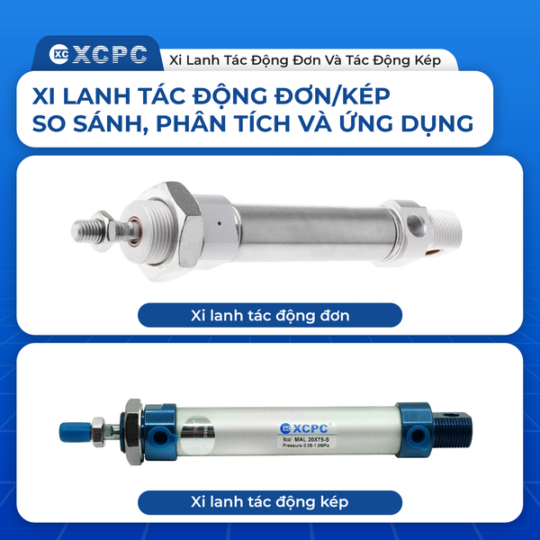 So Sánh Xi Lanh Tác Động Đơn Và Tác Động Kép