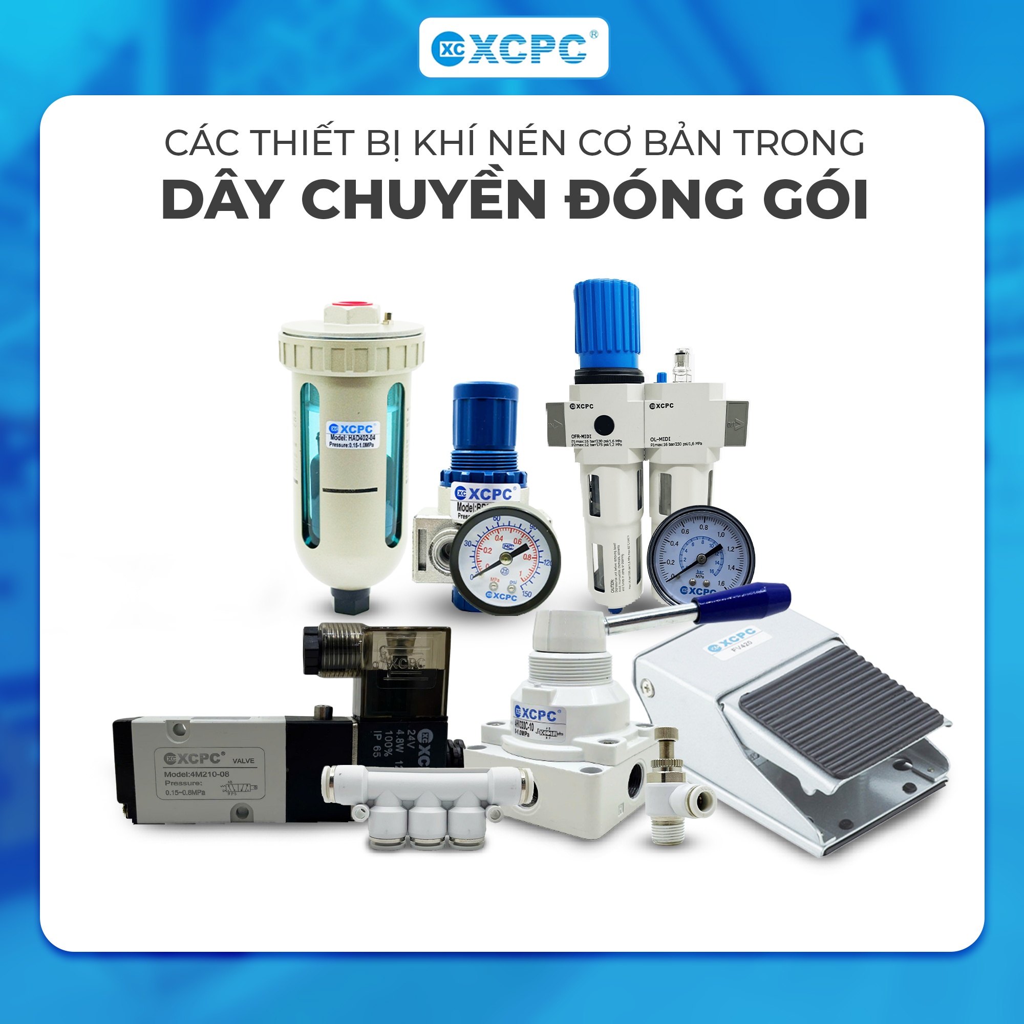 Khí nén trong dây chuyền đóng gói tự động: Giải pháp hiệu quả