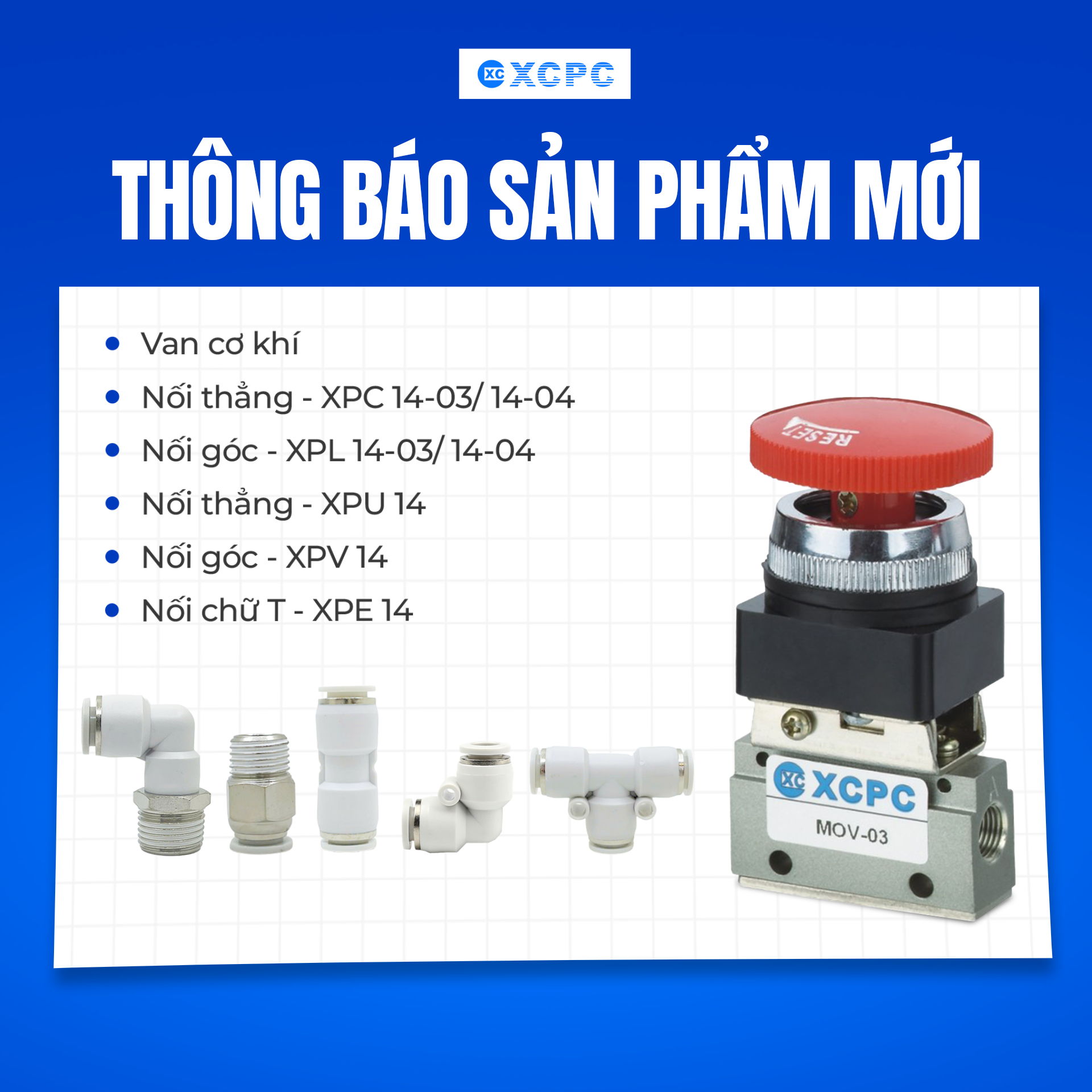 XCPC BỔ SUNG MÃ HÀNG MỚI