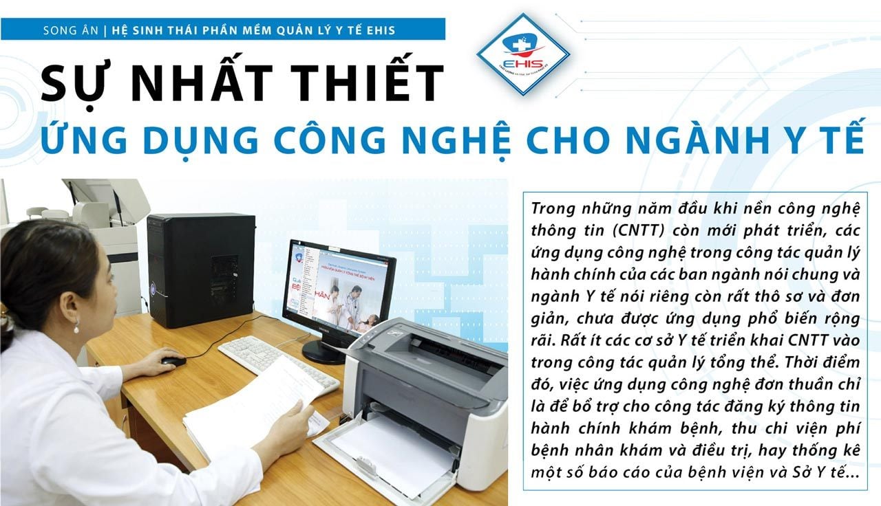 Nhất thiết ứng dụng công nghệ cho ngành y tế.