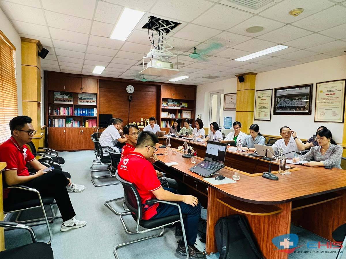 Chiều 04/08/2025 | Song Ân giới thiệu mô hình bệnh án điện tử E-EMR tại Bệnh viện Than - Khoáng Sản, Hà Nội.