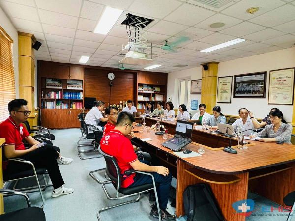 Chiều 04/08/2025 | Song Ân giới thiệu mô hình bệnh án điện tử E-EMR tại Bệnh viện Than - Khoáng Sản, Hà Nội.