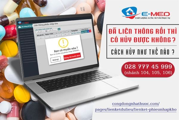 Đã liên thông rồi thì có hủy được không? Cách hủy như thế nào?