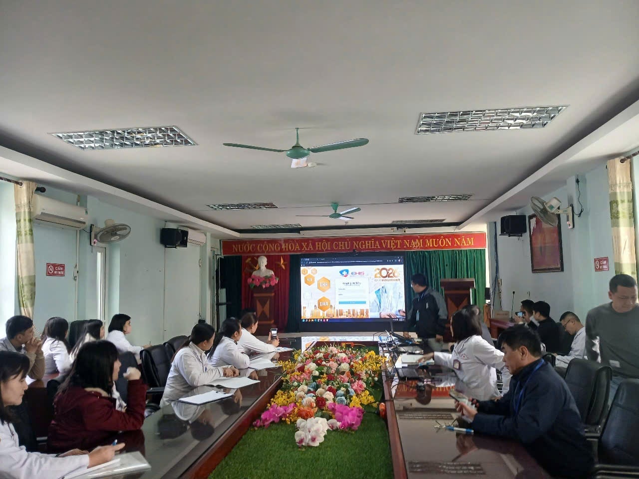 Trung tâm Y tế khu vực Văn Lãng tỉnh Lạng Sơn triển khai demo mô hình bệnh án điện tử (E-EMR)