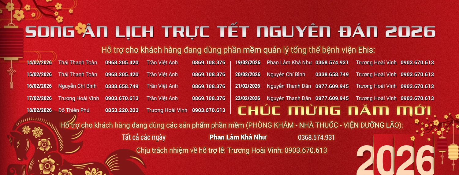 Lịch trực Tết Nguyên Đán 2026