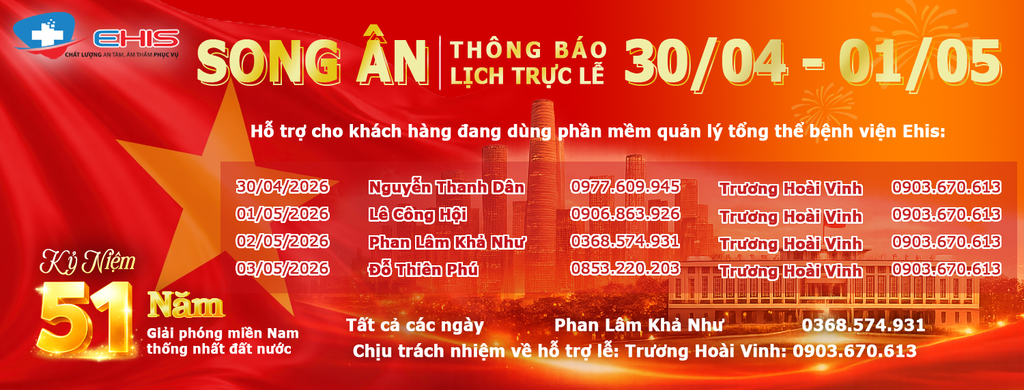 Lịch trực lễ: Ngày Giải phóng miền Nam (30/04) và Ngày Quốc tế lao động (01/05) năm 2026