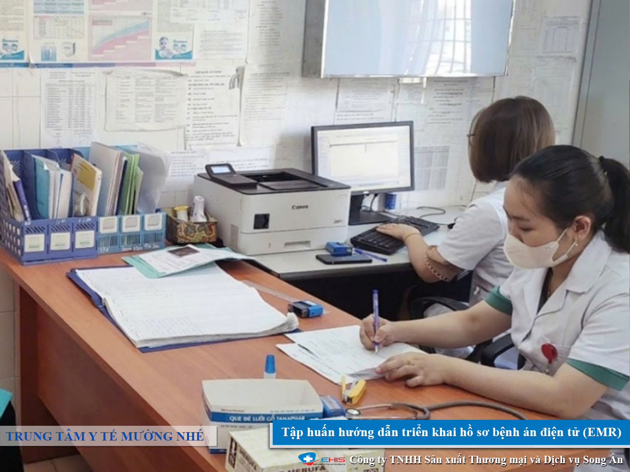 Tập huấn triển khai bệnh án điện tử E-EMR tại Trung tâm Y tế Mường Nhé