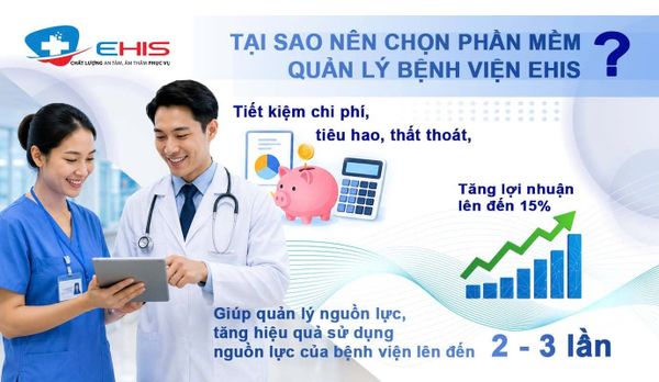 Tăng hiệu quả sử dụng nguồn lực bệnh viện đến 3 lần nhờ giải pháp phần mềm quản lý bệnh viện Ehis