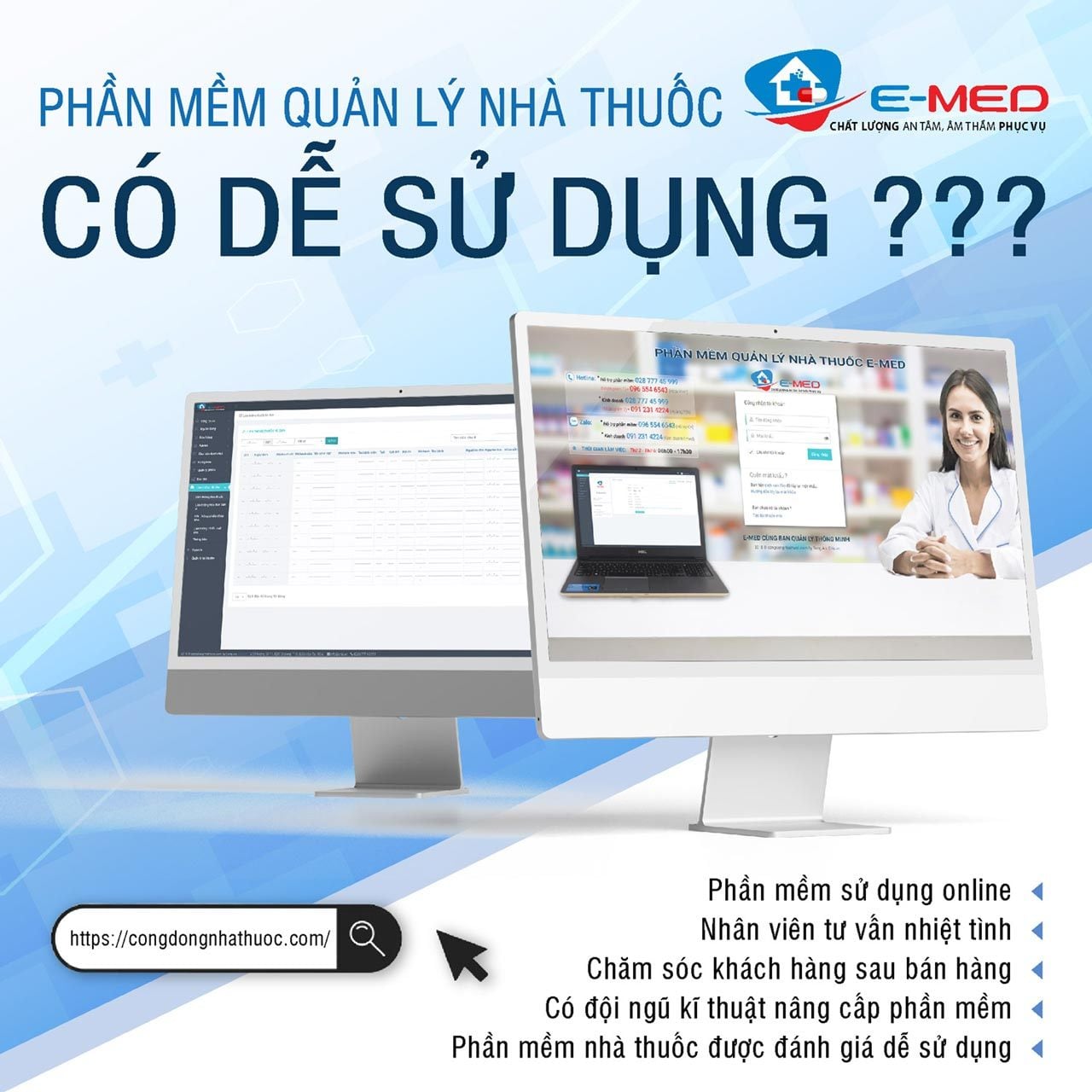 Phần mềm quản lý nhà thuốc có dễ sử dụng???