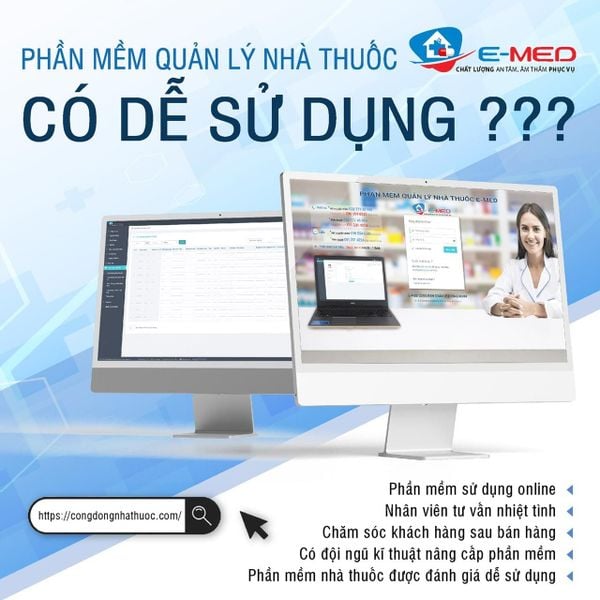 Phần mềm quản lý nhà thuốc có dễ sử dụng???
