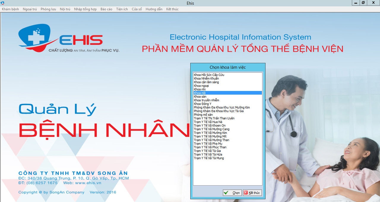Giải pháp quản lý phòng bệnh, giường bệnh hiệu quả