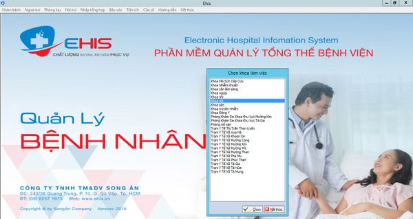 Giải pháp quản lý phòng bệnh, giường bệnh hiệu quả