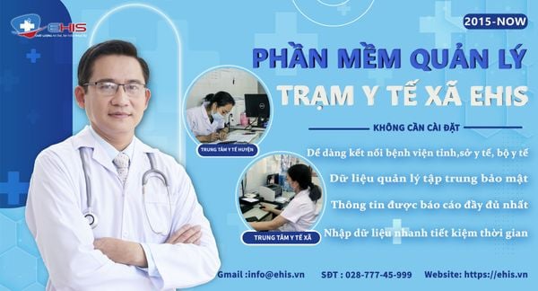 Phần mềm quản lý trạm y tế xã phường Ehis