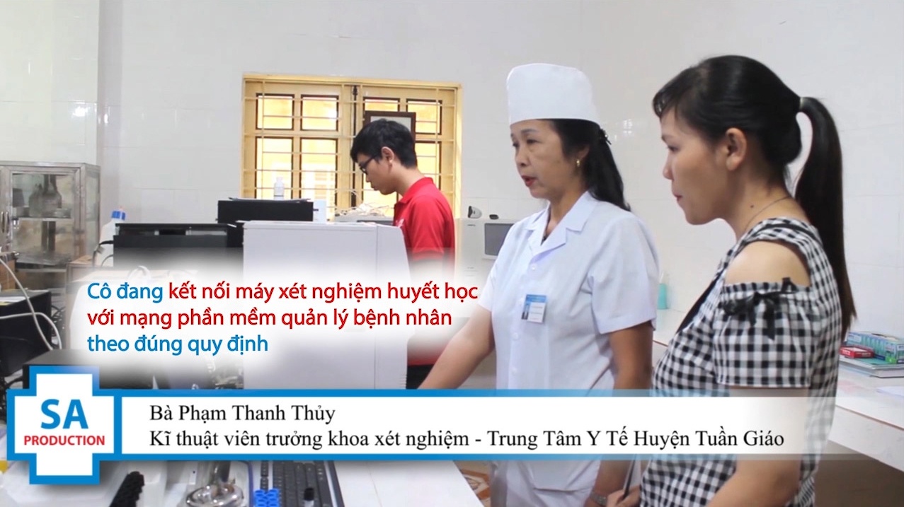 Chia sẻ từ cô Phạm Thanh Thủy - Kỹ thuật viên trưởng khoa xét nghiệm TTYT Tuần Giáo chia sẻ trải nghiệm sử dụng phần mềm bệnh án điện tử