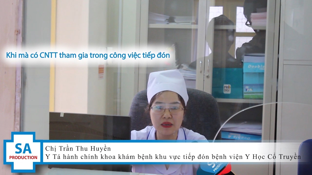 Chia sẻ từ cô Trần Thu Huyền – Y tá khoa Khám bệnh, Khu vực tiếp đón bệnh viện YHCT tỉnh Điện Biên chia sẻ trải nghiệm sử dụng phần mềm bệnh án điện tử
