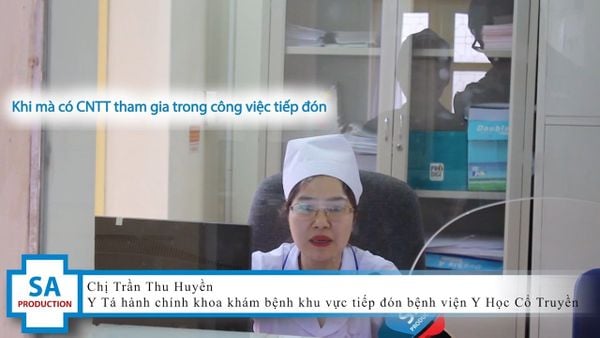 Chia sẻ từ cô Trần Thu Huyền – Y tá khoa Khám bệnh, Khu vực tiếp đón bệnh viện YHCT tỉnh Điện Biên chia sẻ trải nghiệm sử dụng phần mềm bệnh án điện tử