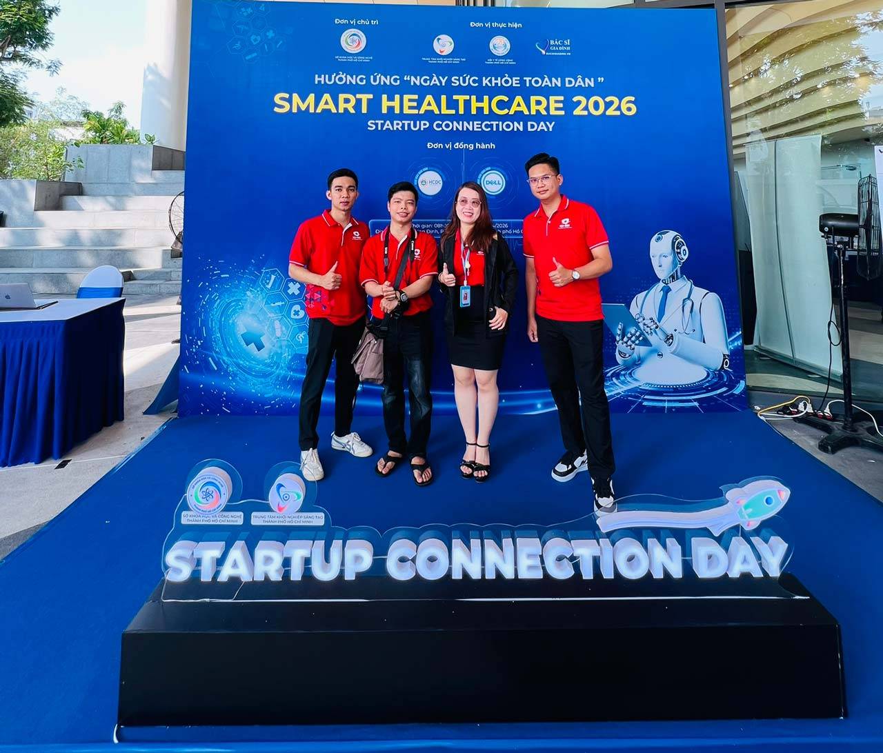 Song Ân mang mô hình bệnh án điện tử thực tế từ Điện Biên đến triển lãm y tế số SMART HEALTHCARE 2026